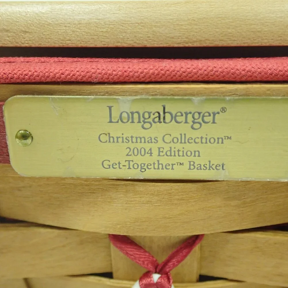 2004 Christmas Collection Longaberger basket. Get together